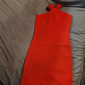 Sincerely Jules Vibrant Orange Dress